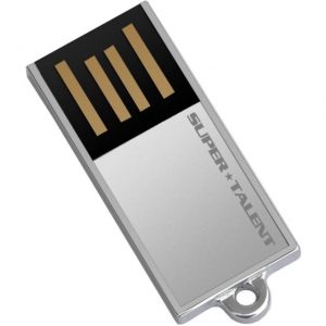 Super Talent Pico-C 32GB Silver USB 2.0 Flash Drive