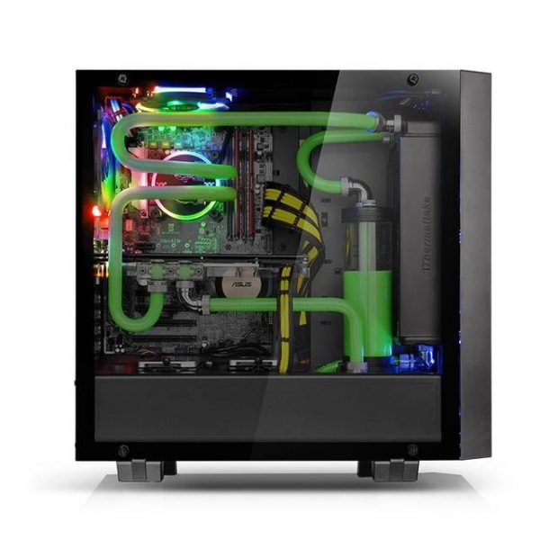 Thermaltake Core G21 Tempered Glass Edition CA-1I4-00M1WN-00 No Power Supply ATX Mid Tower (Black)