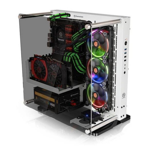 Thermaltake Core P3 Tempered Glass Snow Edition CA-1G4-00M6WN-05 No Power Supply ATX Mid Tower (White)