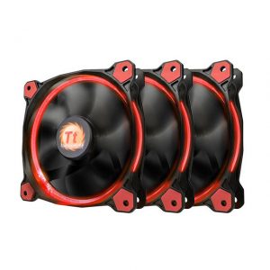 Thermaltake Riing 120mm Red LED Case Fan (3 fans pack)