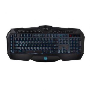 Thermaltake Tt eSPORTS Challenger Prime KB-CHM-MBBLUS-01 Wired USB Membrane Gaming Keyboard (Black)