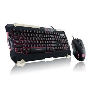 Thermaltake Tt eSPORTS KB-CMC-PLBDUS-01 Wired USB Commander Gaming Gear Keyboard & Mouse Combo