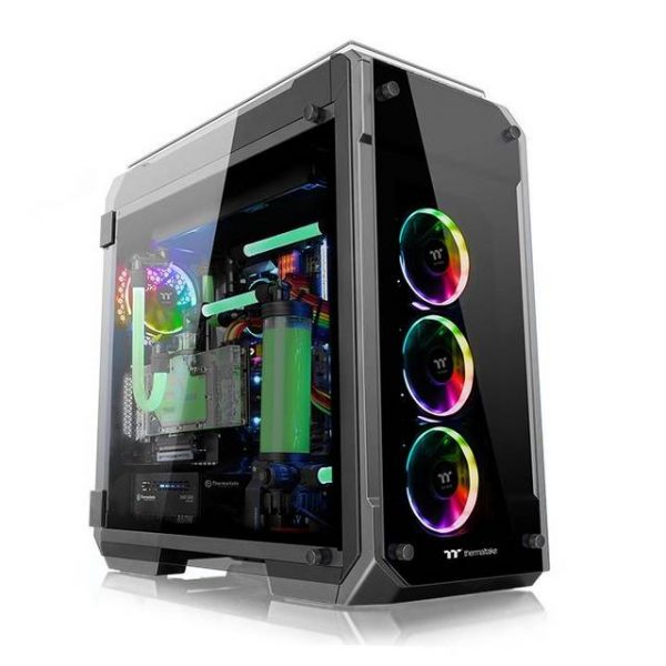 Thermaltake View 71 Tempered Glass RGB Edition CA-1I7-00F1WN-01 No Power Supply ATX Full Tower (Black)