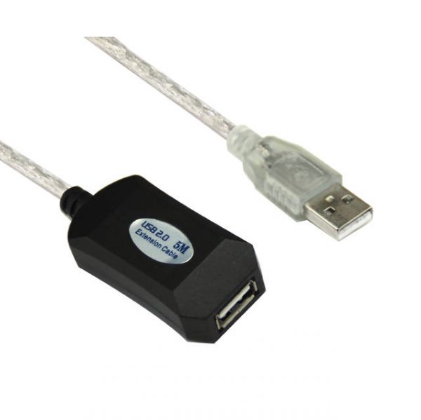 VCOM CU823-5METER 16ft USB 2.0 Type A Male to Type A Female Active Repeater Cable