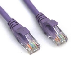 VCOM NP511-5-PURPLE 5ft Cat5e UTP Molded Patch Cable (Purple)