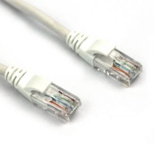 VCOM NP511-5-WHITE 5ft Cat5e UTP Molded Patch Cable (White)