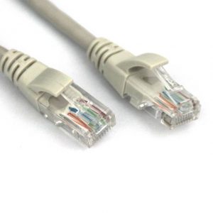 VCOM NP511-7-GRAY 7ft Cat5e UTP Molded Patch Cable (Gray)