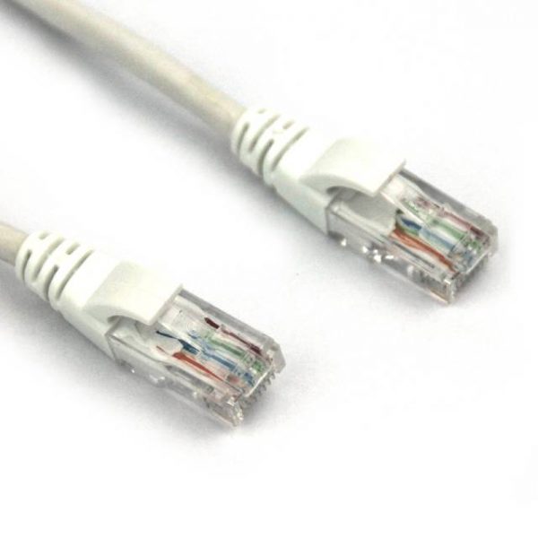 VCOM NP511-7-WHITE 7ft Cat5e UTP Molded Patch Cable (White)