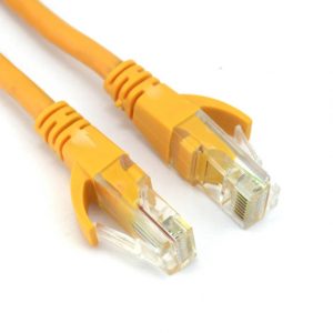 VCOM NP511B-10-ORANGE 10ft Cat5e UTP Crossover Patch Cable (Orange)