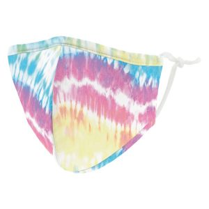 Weddingstar 5549-98 Kid's Reusable/Washable Cloth Face Mask with Filter Pocket (Tie Dye)