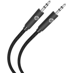iEssentials IEN-BC6AUX-BK Braided Auxiliary Cable