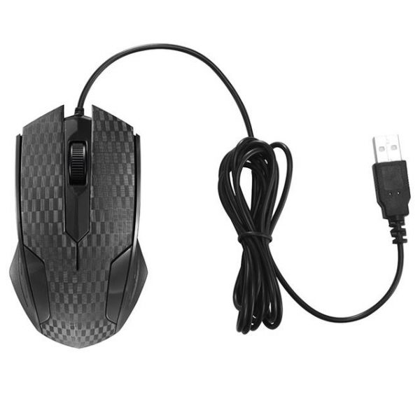 iMicro MO-159U Wired USB Optical Mouse (Black)