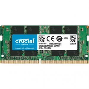 Crucial DDR4-3200 SODIMM 16GB/2Gx64 CL22 Laptop Memory