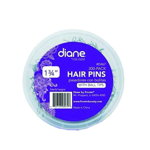 Diane 467 Hair Pin Blk 300Pk Diane 467 Hair Pin Blk 300Pk