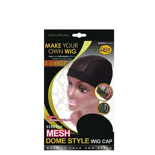 M&M 5021 Stretch Mesh Dome Style Wig Cap Xlarge – Black Color M&M 5021 Stretch Mesh Dome Style Wig Cap Xlarge – Black Color
