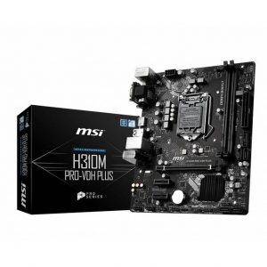 MSI H310M PRO-VDH PLUS LGA1151/ Intel H310/ DDR4/ SATA3&USB3.1/ A&GbE/ MicroATX Motherboard