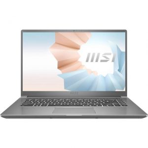 MSI Modern 15 A11M-262 15.6 inch Intel Core i7-1165G7 1.2-4.7GHz/ 16GB (8G*2) DDR4/ 512GB NVMe SSD/ Intel Iris Xe/ USB3.2/ Windows 10 Laptop (Urban Silver)