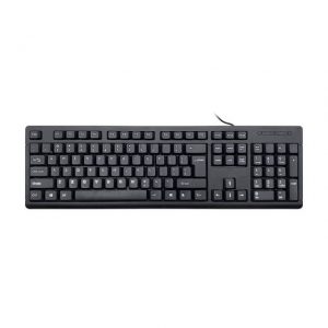 iMicro KB-US9814 104-Key Wired USB English Keyboard (Black)