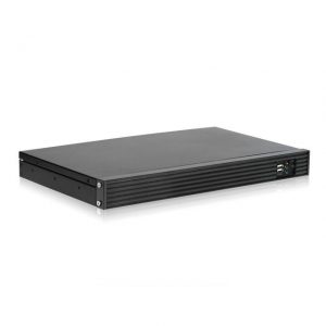 iStarUSA D Valcase D-118V2-ITX-DT No Power Supply 1U Compact Server/Desktop Mini-ITX Chassis (Black)