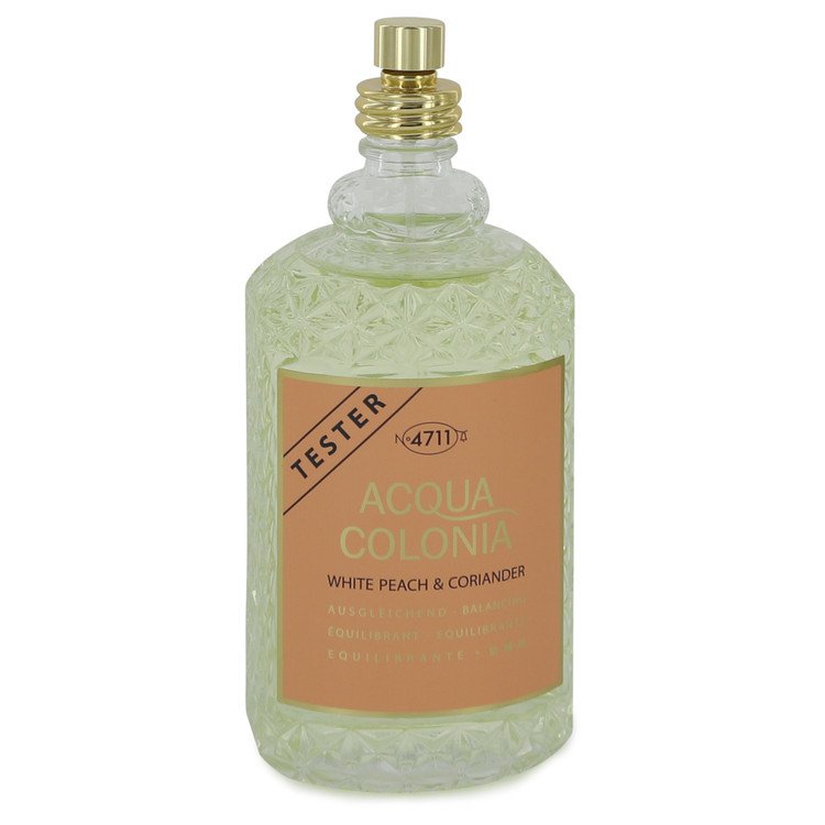 4711 Acqua Colonia White Peach & Coriander Perfume By 4711 Eau De Cologne Spray (Unisex Tester) 4711 Acqua Colonia White Peach & Coriander Perfume By 4711 Eau De Cologne Spray (Unisex Tester)