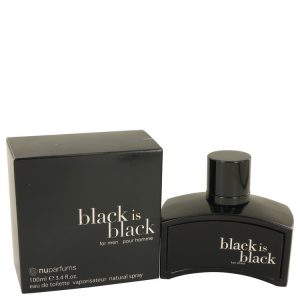 Black Is Black Cologne By Nu Parfums Eau De Toilette Spray