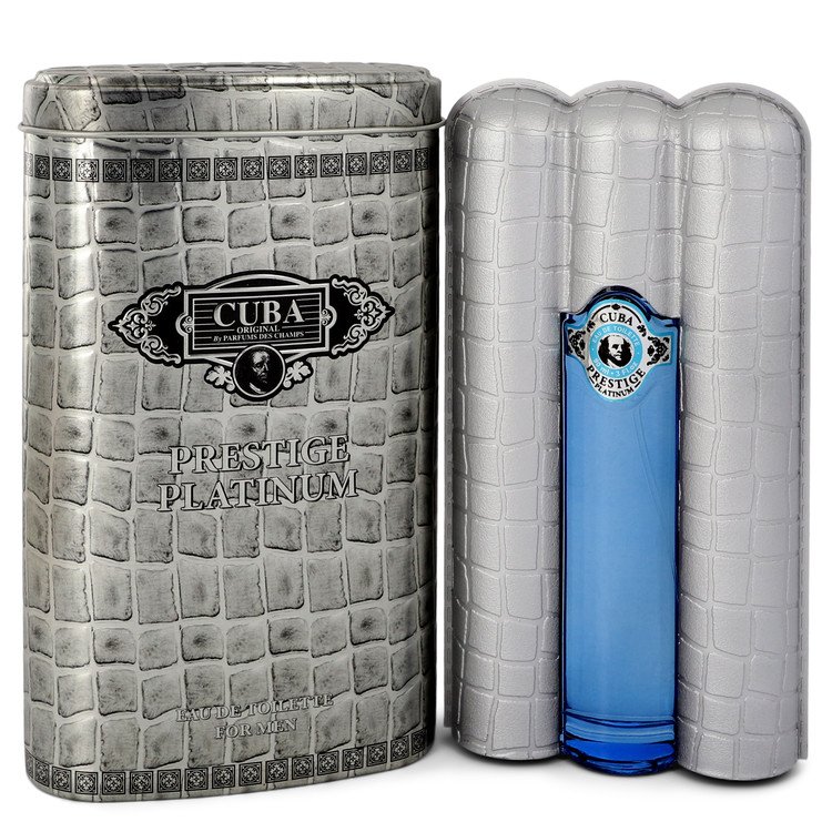 Cuba Prestige Platinum Cologne By Fragluxe Eau De Toilette Spray Cuba Prestige Platinum Cologne By Fragluxe Eau De Toilette Spray