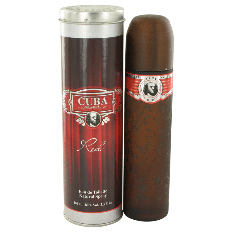 Cuba Red Cologne By Fragluxe Eau De Toilette Spray Cuba Red Cologne By Fragluxe Eau De Toilette Spray