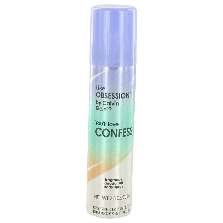 Designer Imposters Confess Perfume By Parfums De Coeur Deodorant Body Spray Designer Imposters Confess Perfume By Parfums De Coeur Deodorant Body Spray