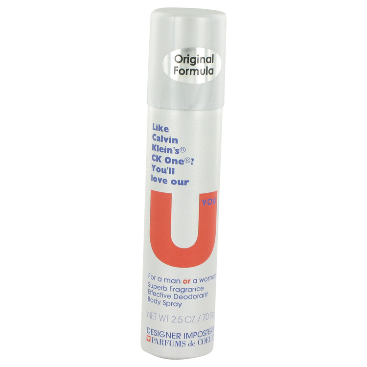 Designer Imposters U You Perfume By Parfums De Coeur Deodorant Body Spray (Unisex) Designer Imposters U You Perfume By Parfums De Coeur Deodorant Body Spray (Unisex)