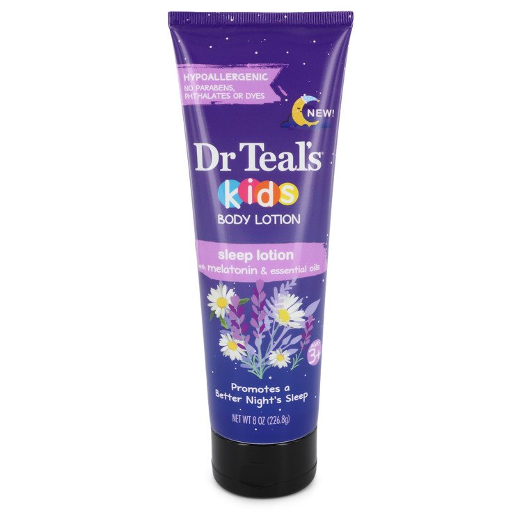 Dr Teal's Sleep Lotion Perfume By Dr Teal's Kids Hypoallergenic Sleep Lotion with Melatonin & Essential Oils Promotes a Better Night's Sleep(Unisex) Dr Teal's Sleep Lotion Perfume By Dr Teal's Kids Hypoallergenic Sleep Lotion with Melatonin & Essential Oils Promotes a Better Night's Sleep(Unisex)