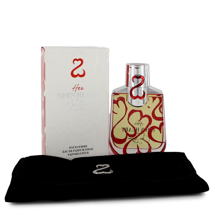 Her Open Heart Perfume By Jane Seymour Eau De Parfum Spray with Free Jewelry Roll Her Open Heart Perfume By Jane Seymour Eau De Parfum Spray with Free Jewelry Roll