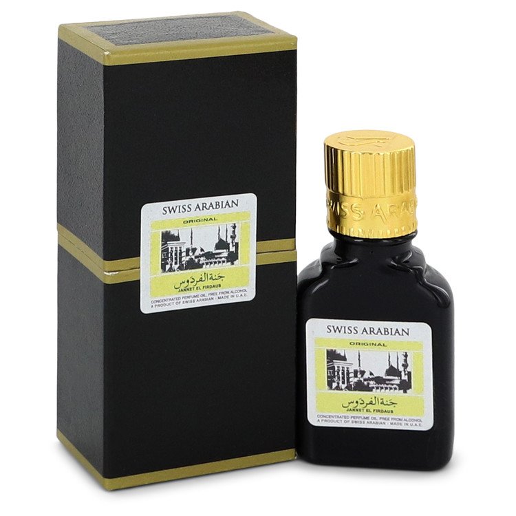 Jannet El Firdaus Cologne By Swiss Arabian Concentrated Perfume Oil Free From Alcohol (Unisex Black Edition Floral Attar) Jannet El Firdaus Cologne By Swiss Arabian Concentrated Perfume Oil Free From Alcohol (Unisex Black Edition Floral Attar)