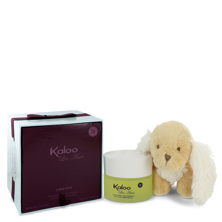 Kaloo Les Amis Cologne By Kaloo Eau De Senteur Spray / Room Fragrance Spray (Alcohol Free) + Free Fluffy Puppy Kaloo Les Amis Cologne By Kaloo Eau De Senteur Spray / Room Fragrance Spray (Alcohol Free) + Free Fluffy Puppy
