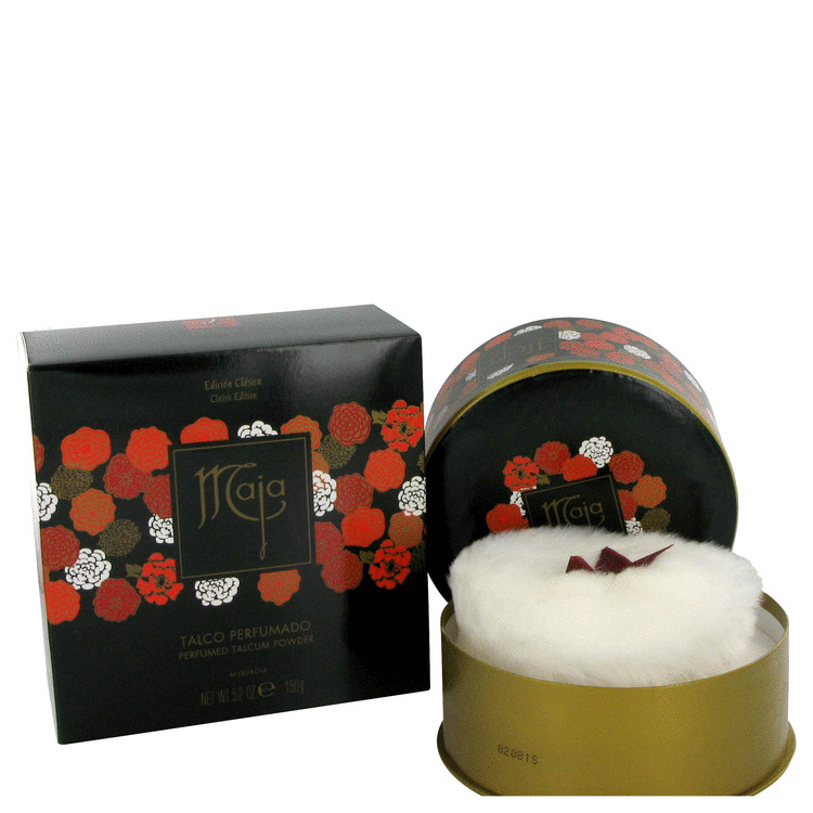 Maja Perfume By Myrurgia Dusting Powder/Talc with Puff Maja Perfume By Myrurgia Dusting Powder/Talc with Puff