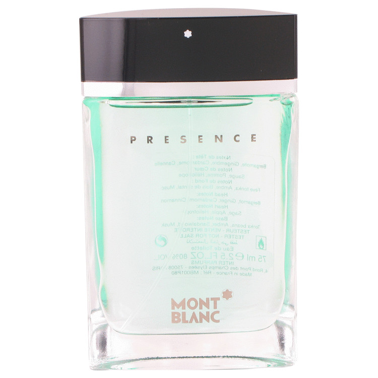 Presence Cologne By Mont Blanc Eau De Toilette Spray (Tester) Presence Cologne By Mont Blanc Eau De Toilette Spray (Tester)