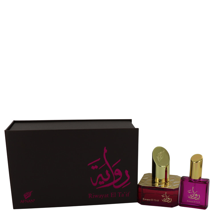 Riwayat El Ta'if Perfume By Afnan Eau De Parfum Spray + Free .67 oz Travel EDP Spray Riwayat El Ta'if Perfume By Afnan Eau De Parfum Spray + Free .67 oz Travel EDP Spray