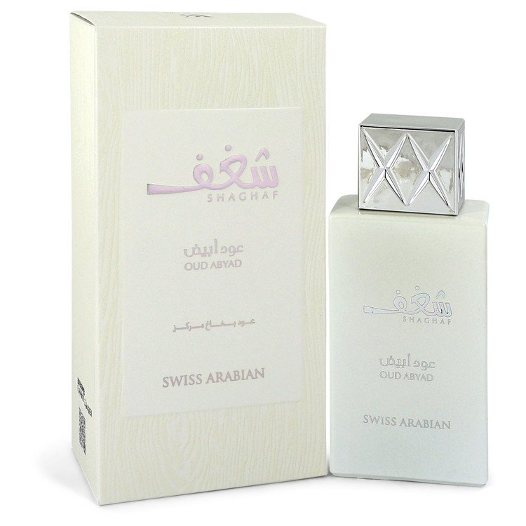 Shaghaf Oud Abyad Cologne By Swiss Arabian Eau De Parfum Spray (Unisex) Shaghaf Oud Abyad Cologne By Swiss Arabian Eau De Parfum Spray (Unisex)