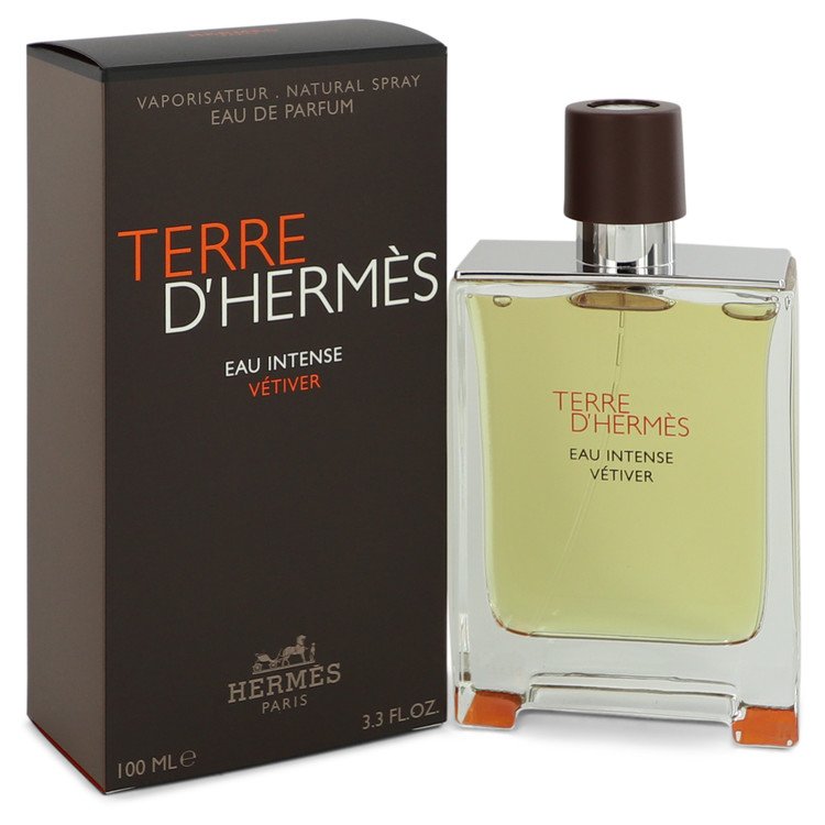 Terre D'hermes Eau Intense Vetiver Cologne By Hermes Eau De Parfum Spray Terre D'hermes Eau Intense Vetiver Cologne By Hermes Eau De Parfum Spray