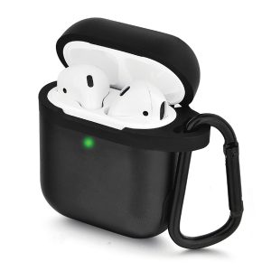 AT&T APAC-BLK Decorative Sleeve for AirPods Charging Case (Black/Aluminum)