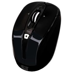 Adesso iMouse S60B iMouse S60 2.4 GHz Wireless Programmable Nano Mouse (Black)