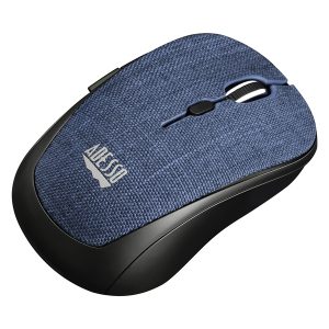Adesso iMouse S80L iMouse S80L Wireless Fabric Optical Mini Mouse (Blue)