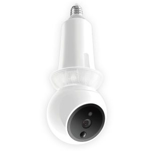 Amaryllo ACR1501R23WHE26 Zeus Biometric Auto-Tracking Light Bulb Indoor Security Camera