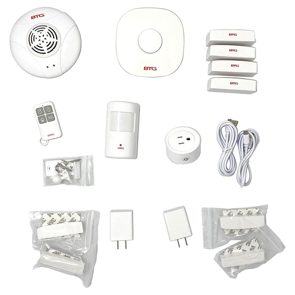 BTG By Bolide BTG-AK BTG 9-Piece Wireless Security Kit BTG By Bolide BTG-AK BTG 9-Piece Wireless Security Kit