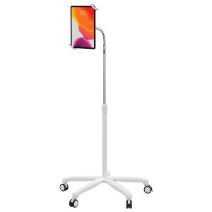 CTA Digital PAD-SHFSW Heavy-Duty Medical Mobile Floor Stand for 7-Inch to 13-Inch Tablets