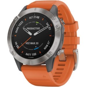 Garmin 010-02158-13 fenix 6 Multisport GPS Watch (Sapphire Edition