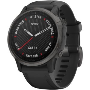 Garmin 010-02159-24 fenix 6S Multisport GPS Watch (Sapphire Edition