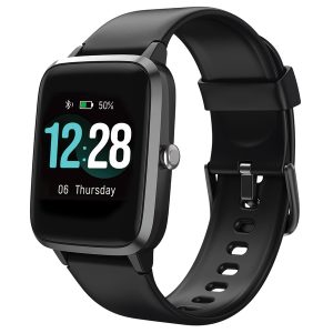 Letsfit 843785113844 ID205L Bluetooth Smart Watch (Black)