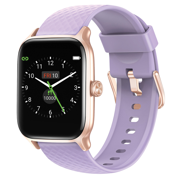 Letsfit 843785125410 EW1 Bluetooth Smart Watch (Light Purple/Gold) Letsfit 843785125410 EW1 Bluetooth Smart Watch (Light Purple/Gold)