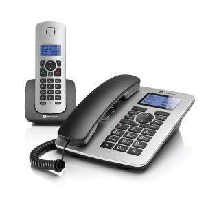 Motorola C4201 C4200 Corded and Cordless Phone with Caller ID and Answering System