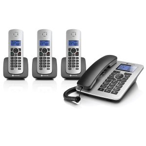 Motorola C4203 C4200 Corded and Cordless Phone with Caller ID
